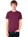 American Apparel Men's Unisex Tri-Blend Short Sleeve Track Shirt