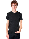 American Apparel Men's Unisex Tri-Blend Short Sleeve Track Shirt
