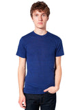 American Apparel Men's Unisex Tri-Blend Short Sleeve Track Shirt